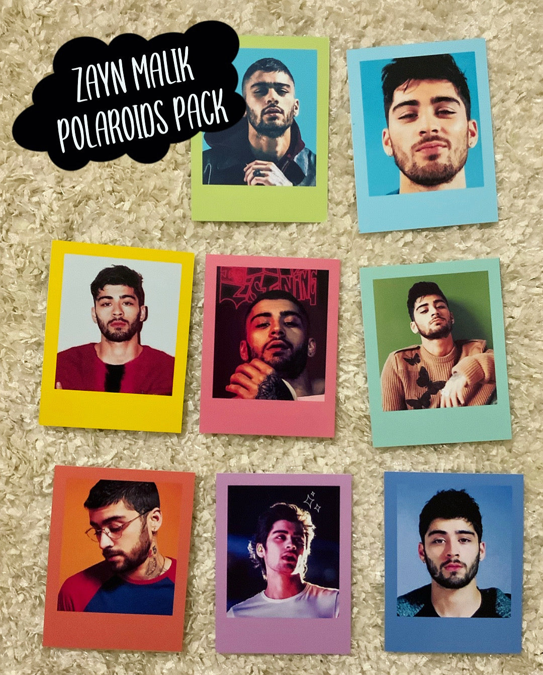 Zayn Malik Polaroids pack of 8 – thepenguinpal