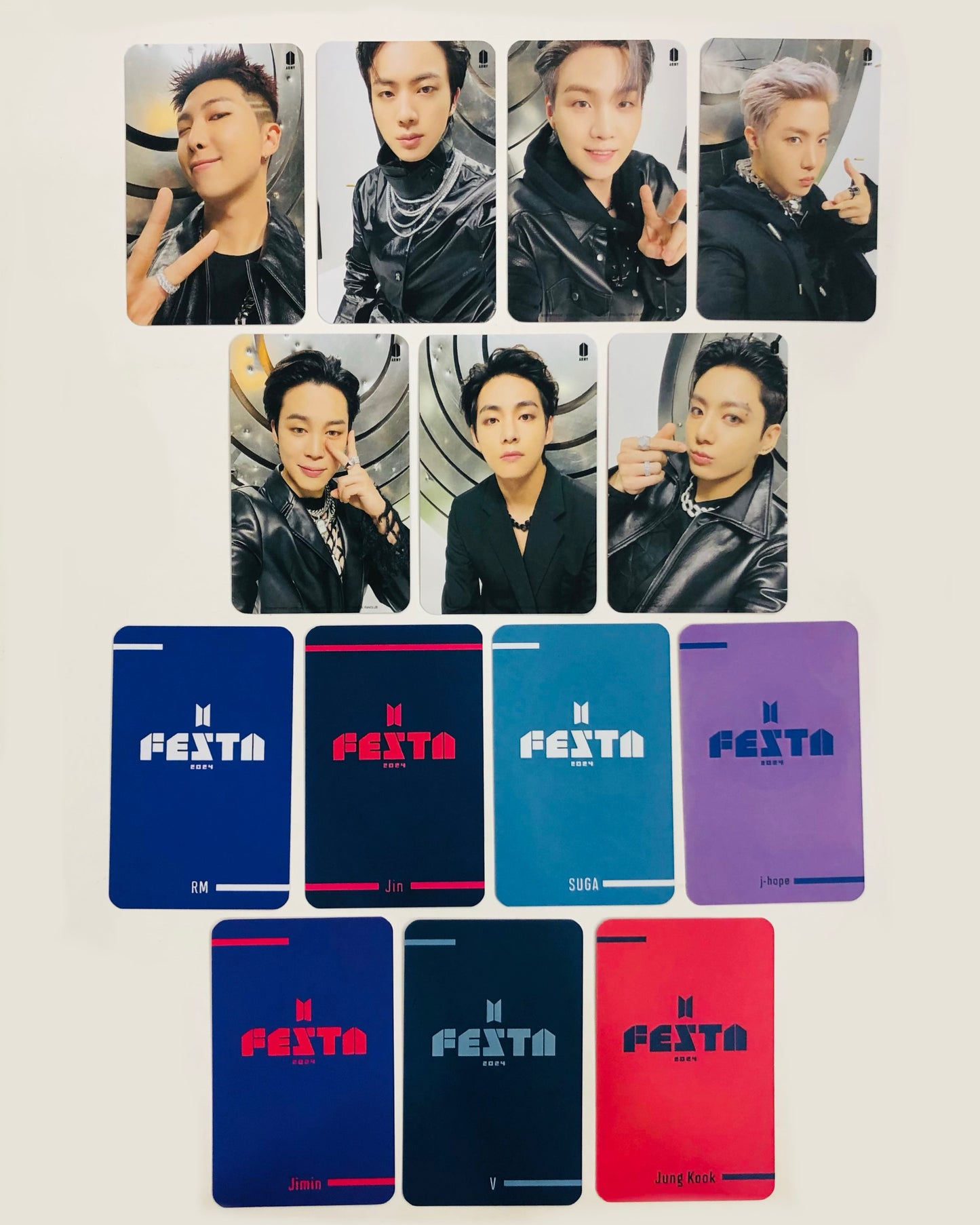 BTS Festa 2024 Double sided photocards (7 pcs)