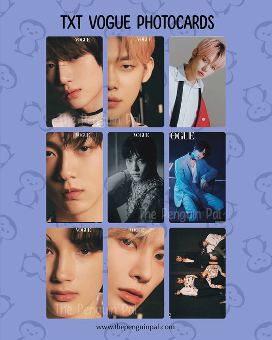 TXT Vogue Photocards (9 pcs)