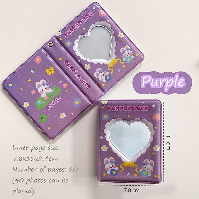 Purple Love Photocards Collectbook