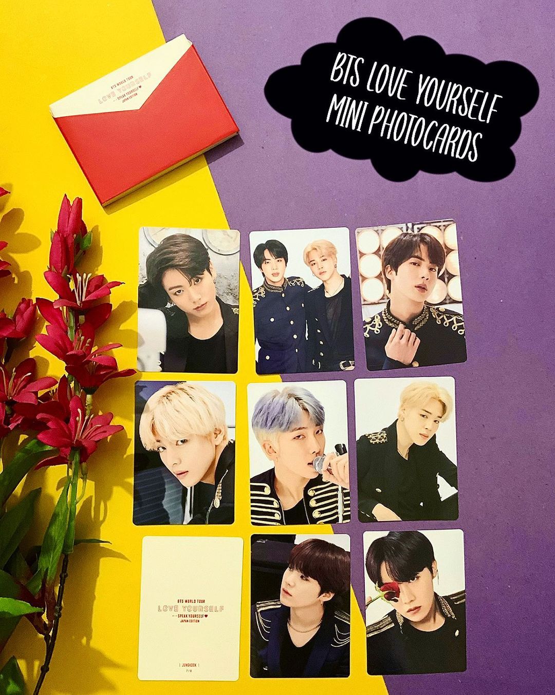 BTS Love Yourself Mini Photocards (9 pcs)