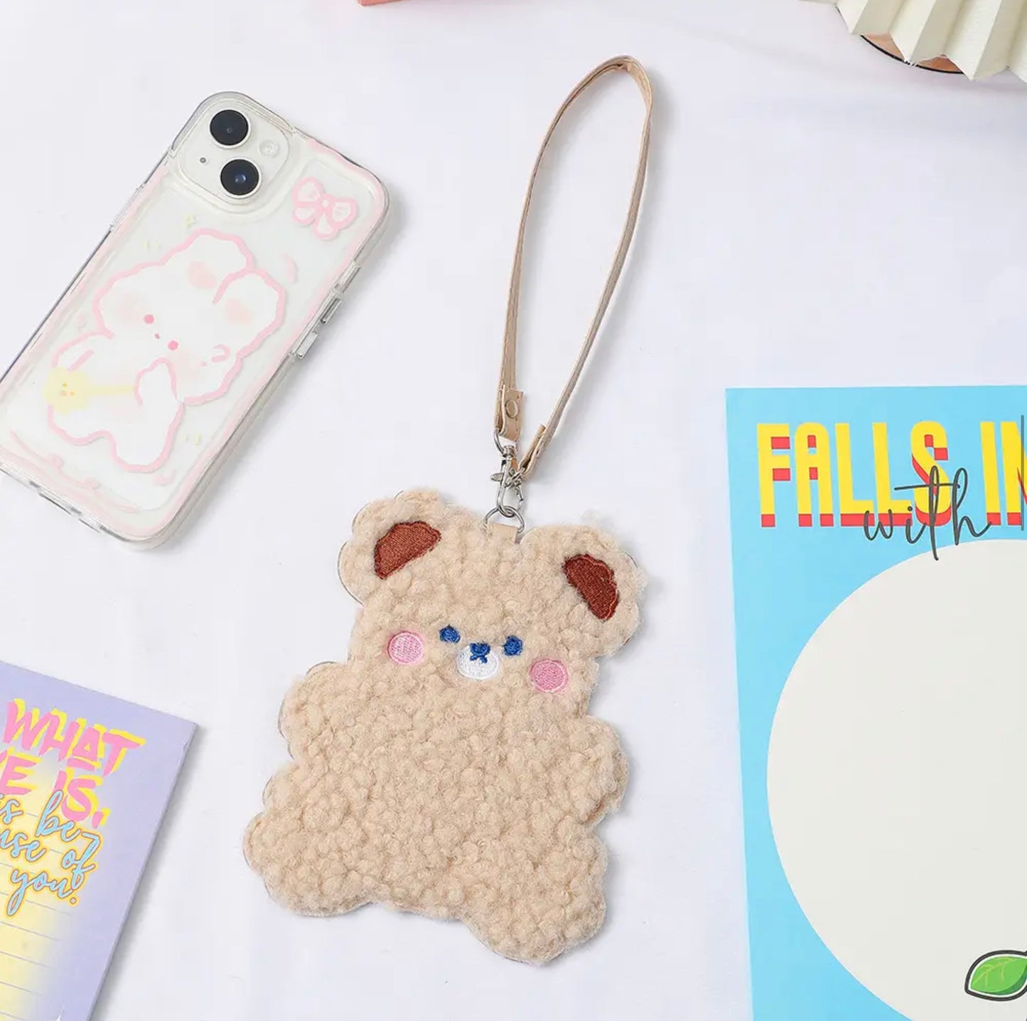 Fluffy Wool Kawaii Photocard Holder