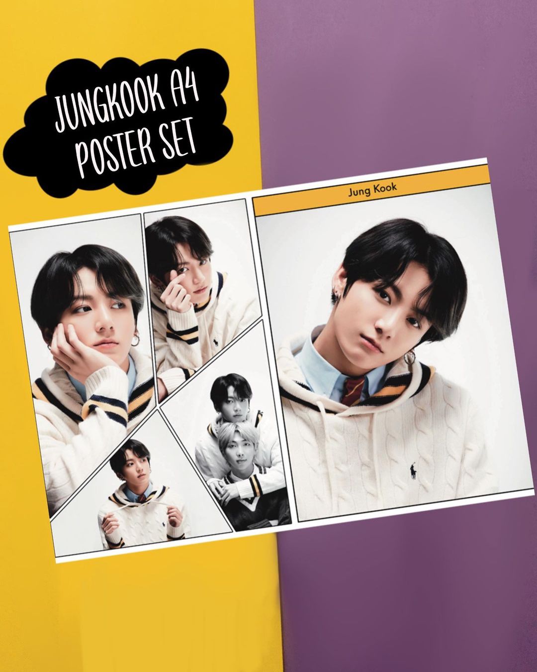 Jungkook Bias Poster Set (5 pcs)