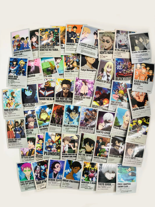 Anime Stickers (Restickable)