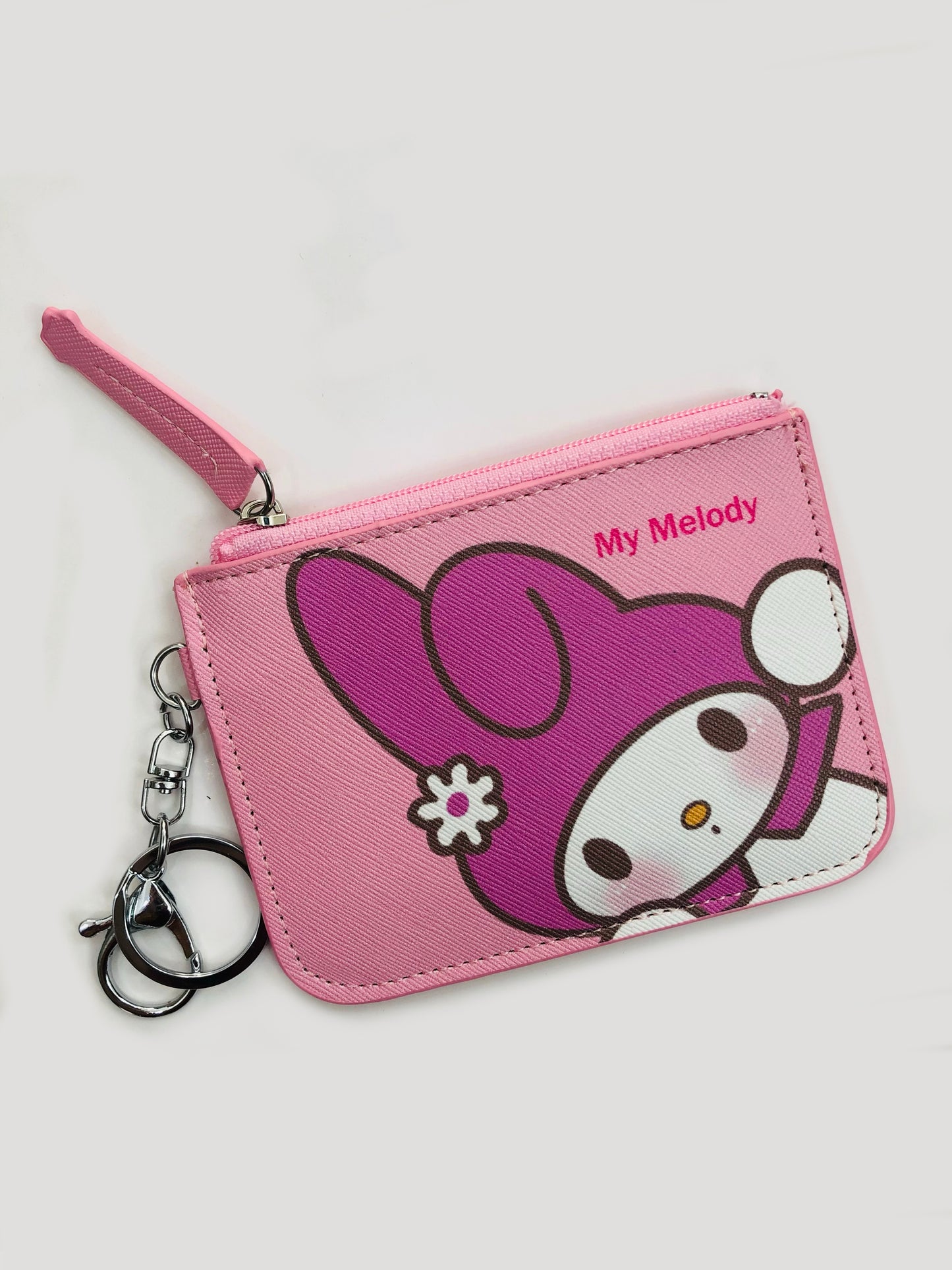 My Melody Zipper Card Wallet with Keyring