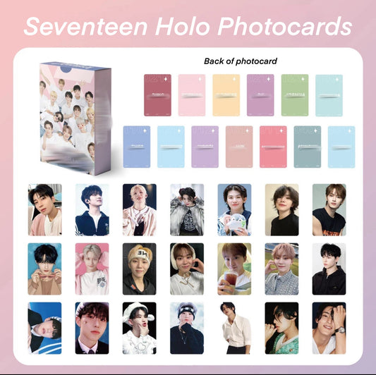 Seventeen Holographic double sided Photocards (55 pcs)