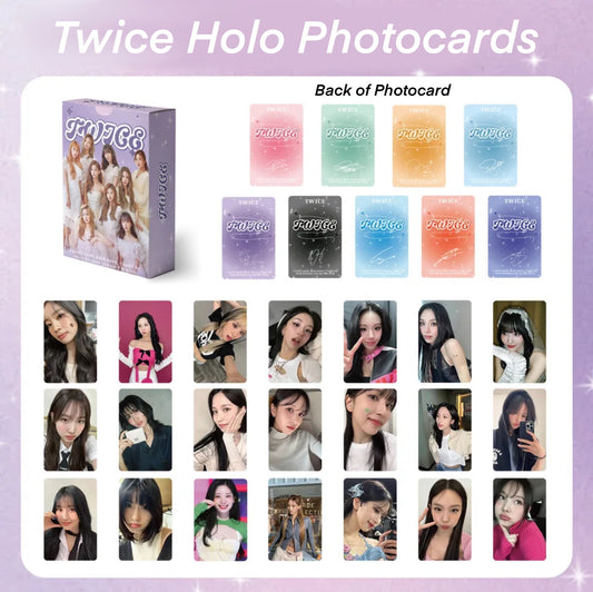 Twice Holographic double sided Photocards (55 pcs)