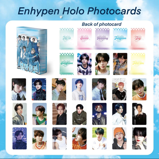 Enhypen Holographic double sided Photocards (55 pcs)