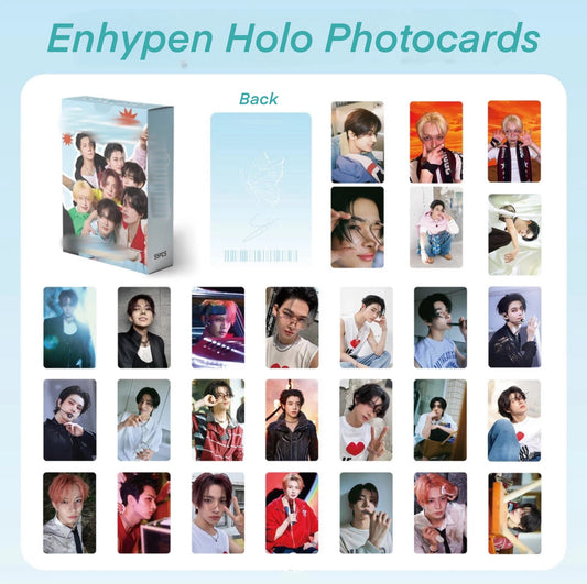 Enhypen Holographic double sided Photocards (55 pcs)