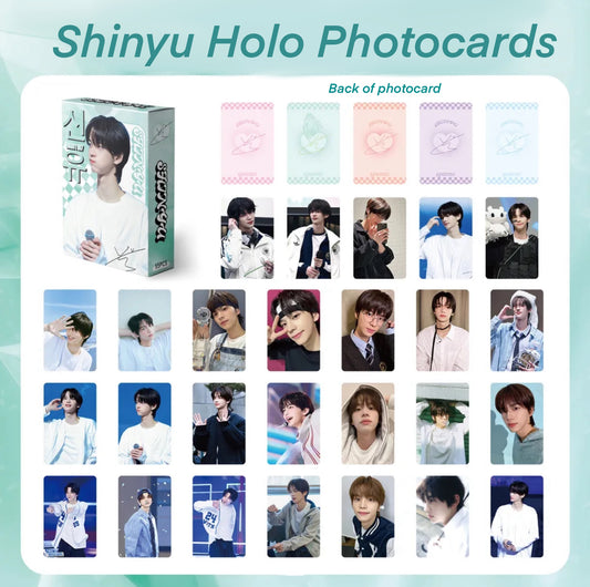 Shinyu Star Holographic double sided Photocards (55 pcs)