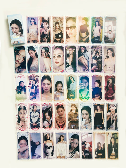 Jennie Holographic double sided bookmarks/ticket Set (40 pcs)