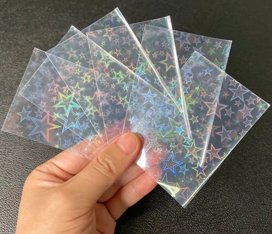 Holographic Star Sleeves (10 pcs)