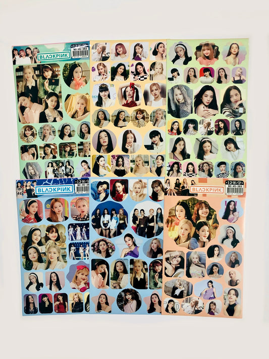 Blackpink Sticker Sheets (Restickable)