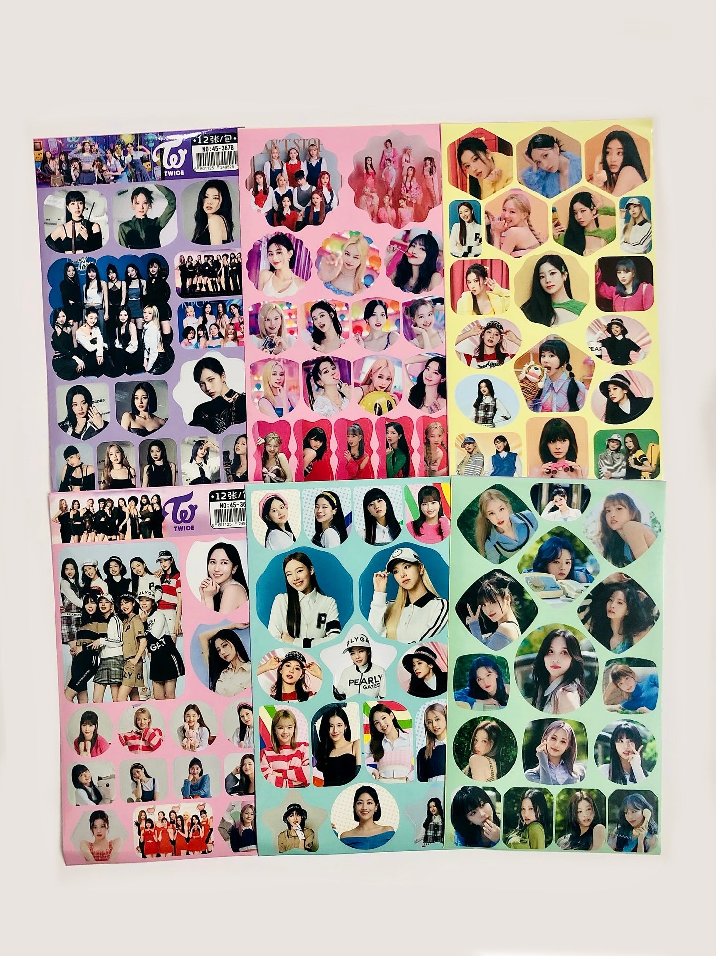 Twice Sticker Sheets (Restickable)