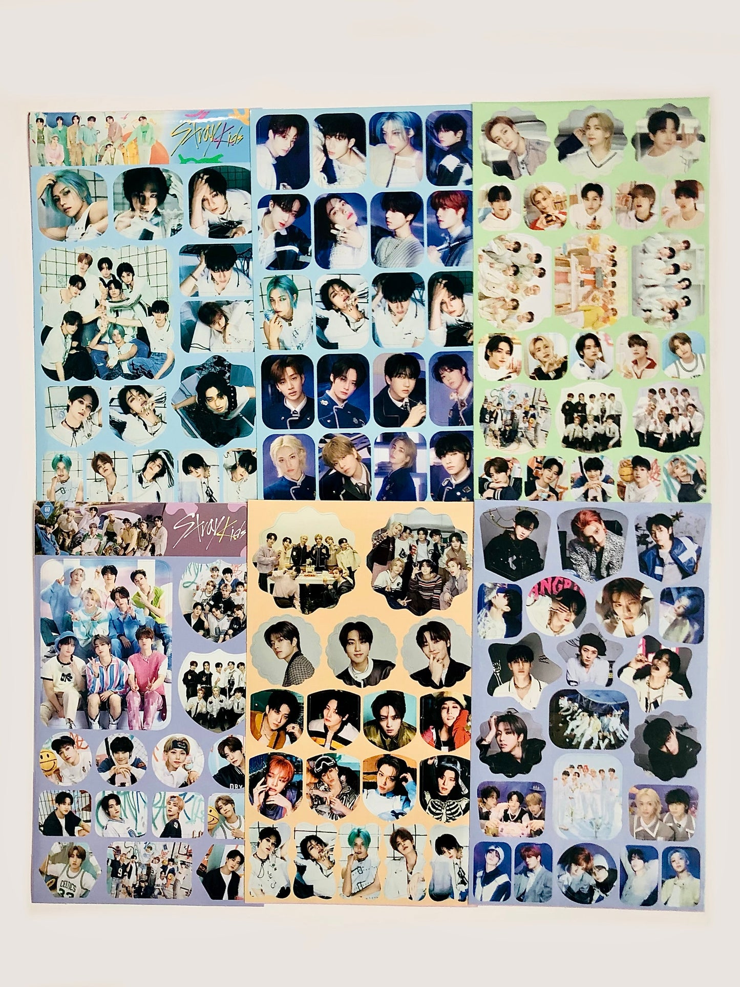 Stray Kids Sticker Sheets (Restickable)