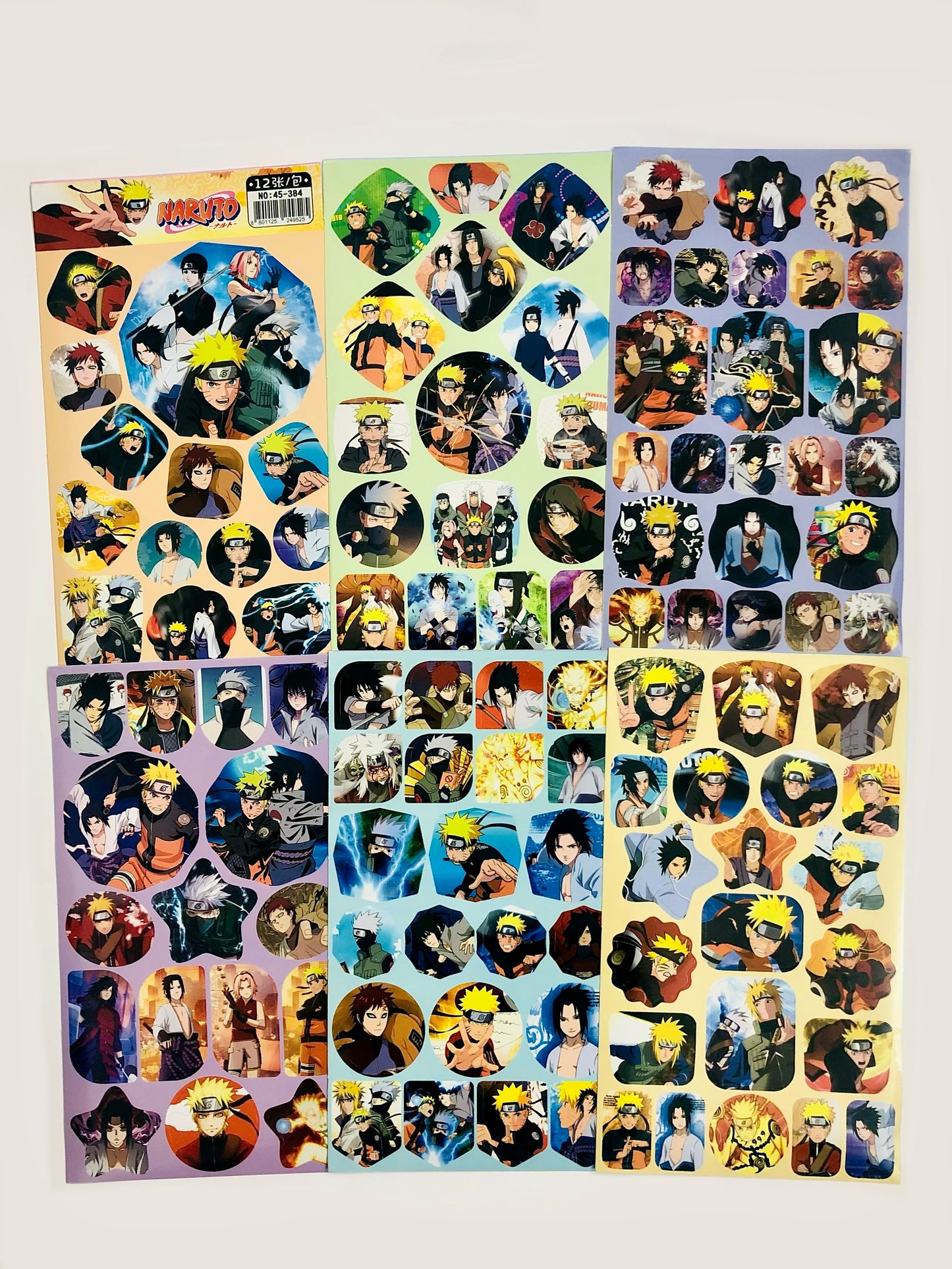 Naruto Sticker Sheets (Restickable)