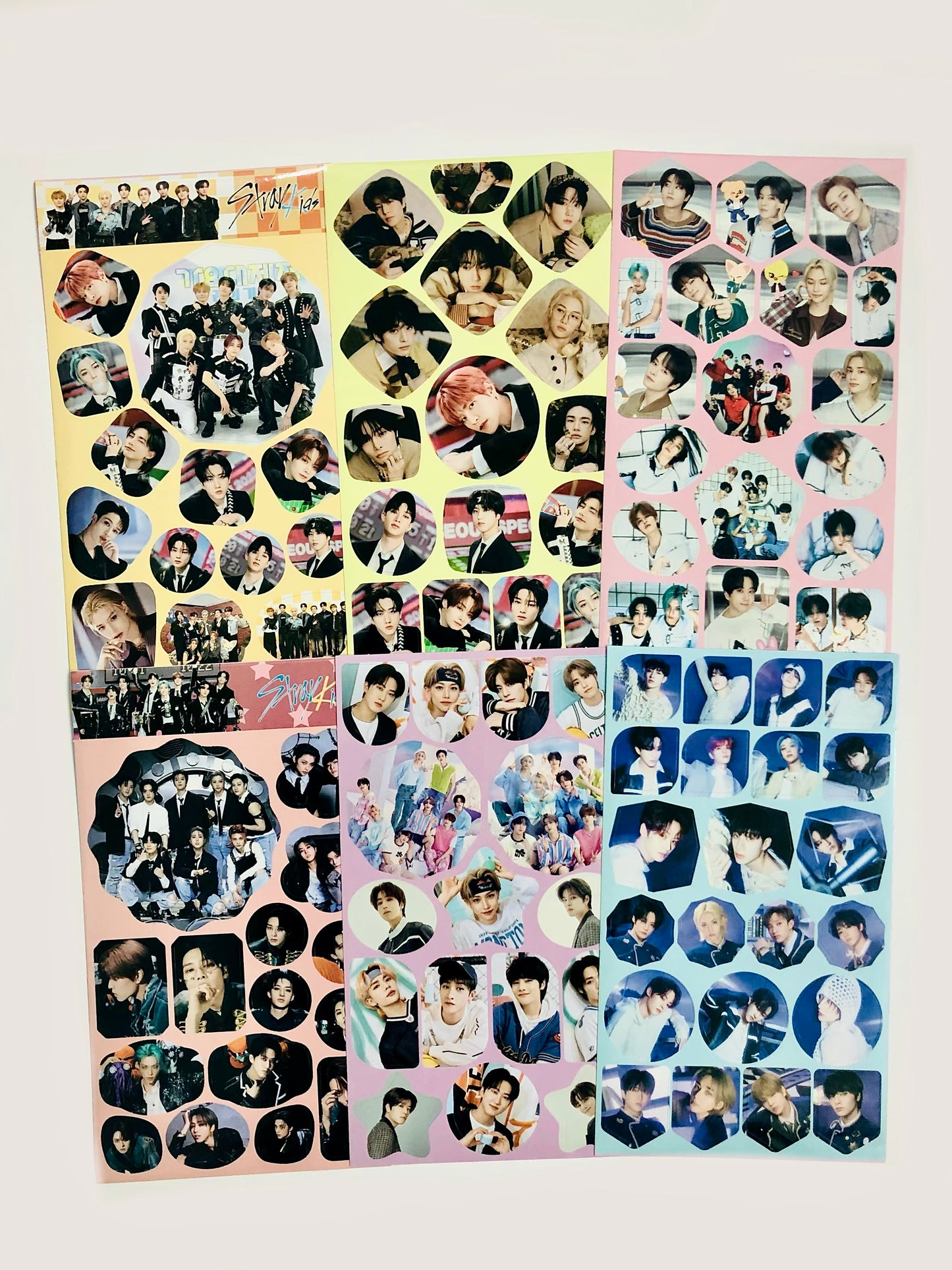 Stray Kids Sticker Sheets (Restickable)