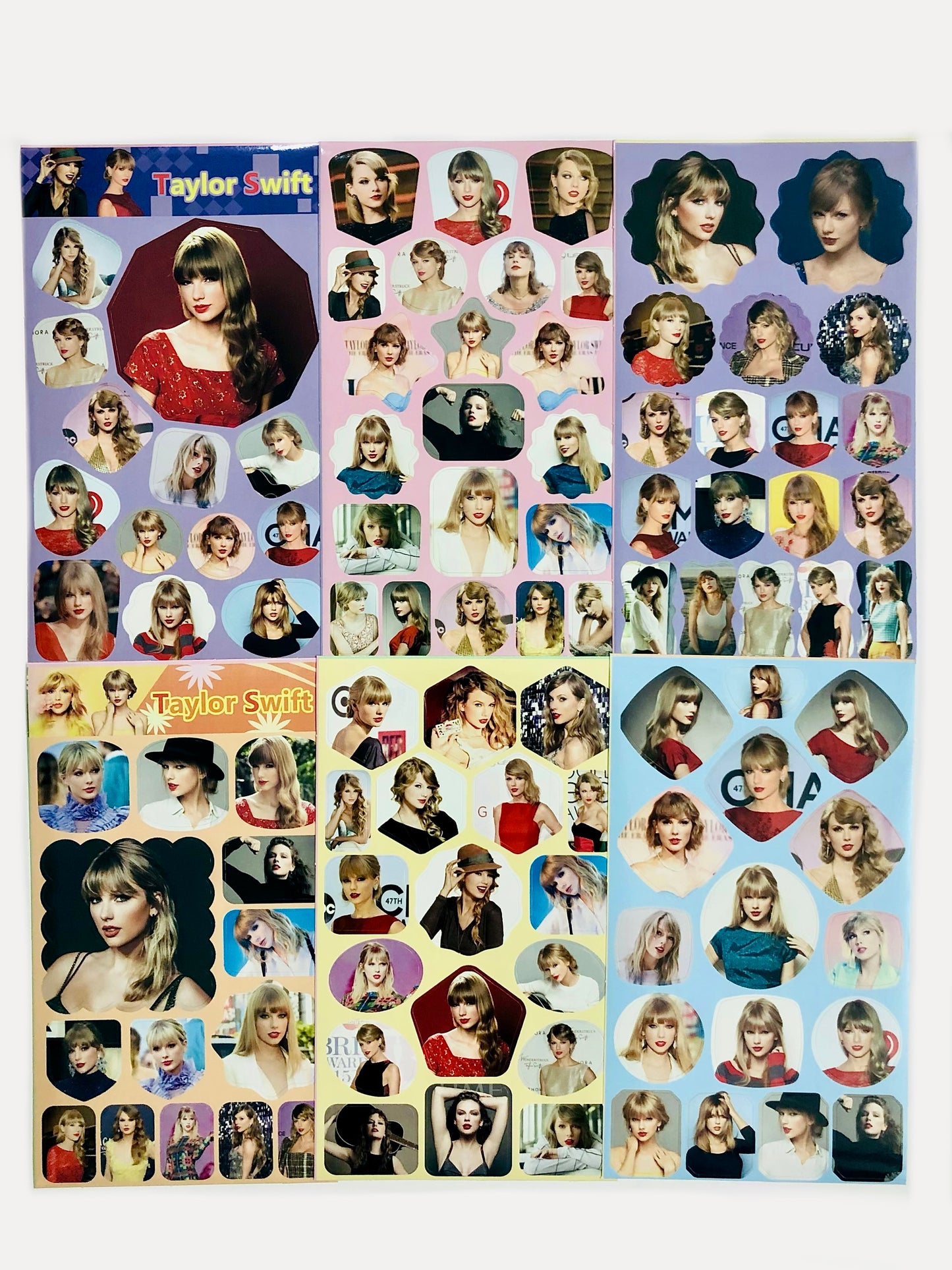 Taylor Swift Sticker Sheets (Restickable)