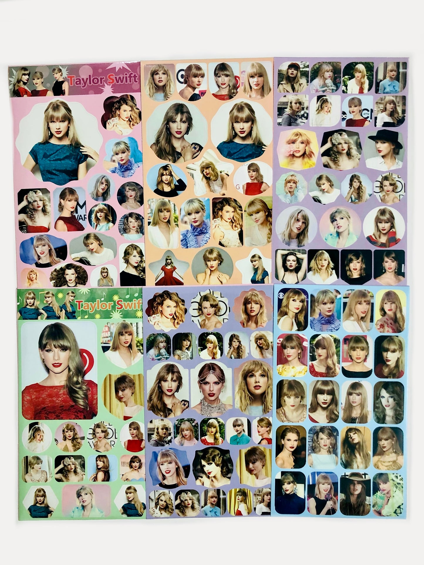 Taylor Swift Sticker Sheets (Restickable)