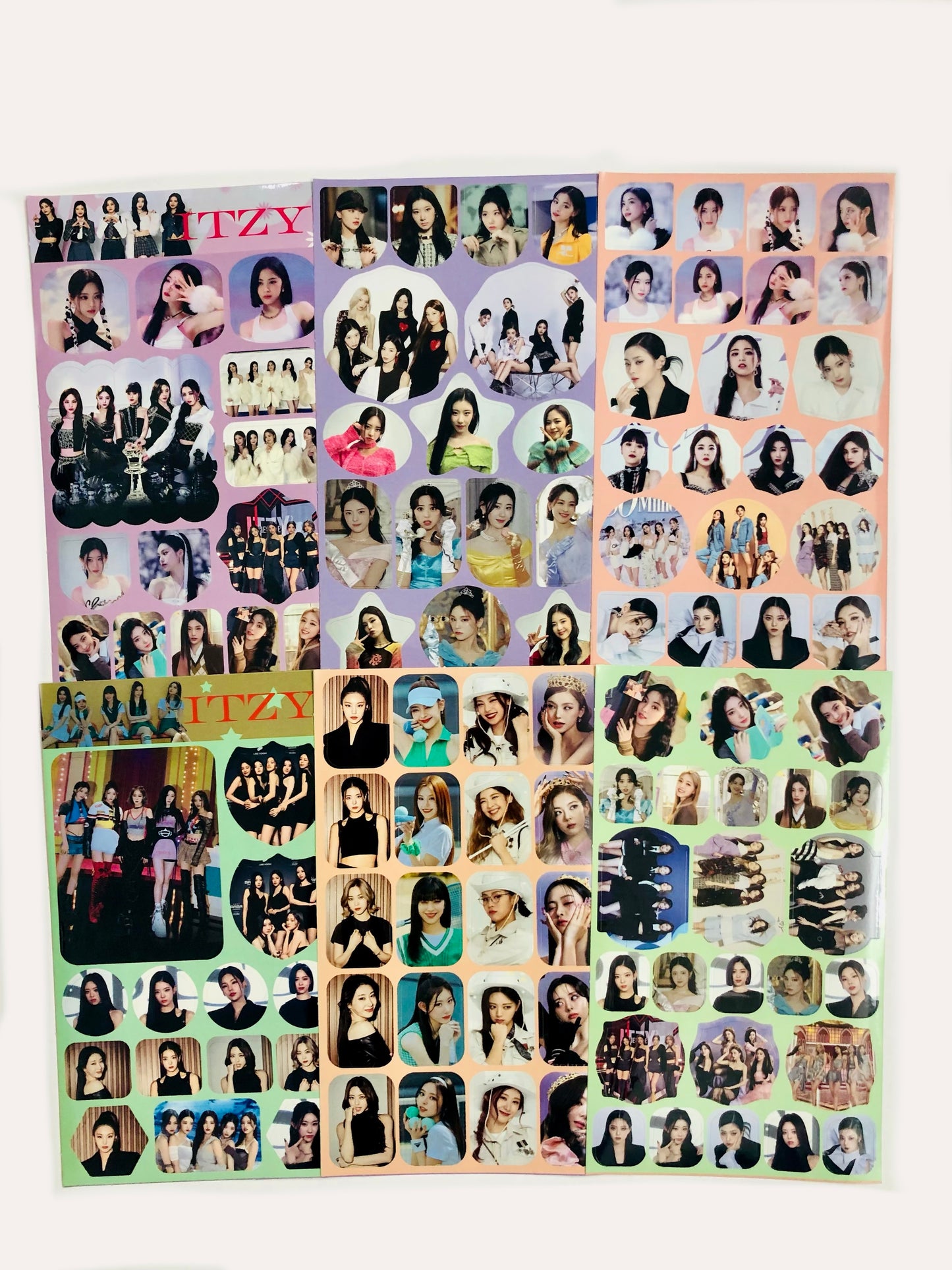 Itzy Sticker Sheets (Restickable)