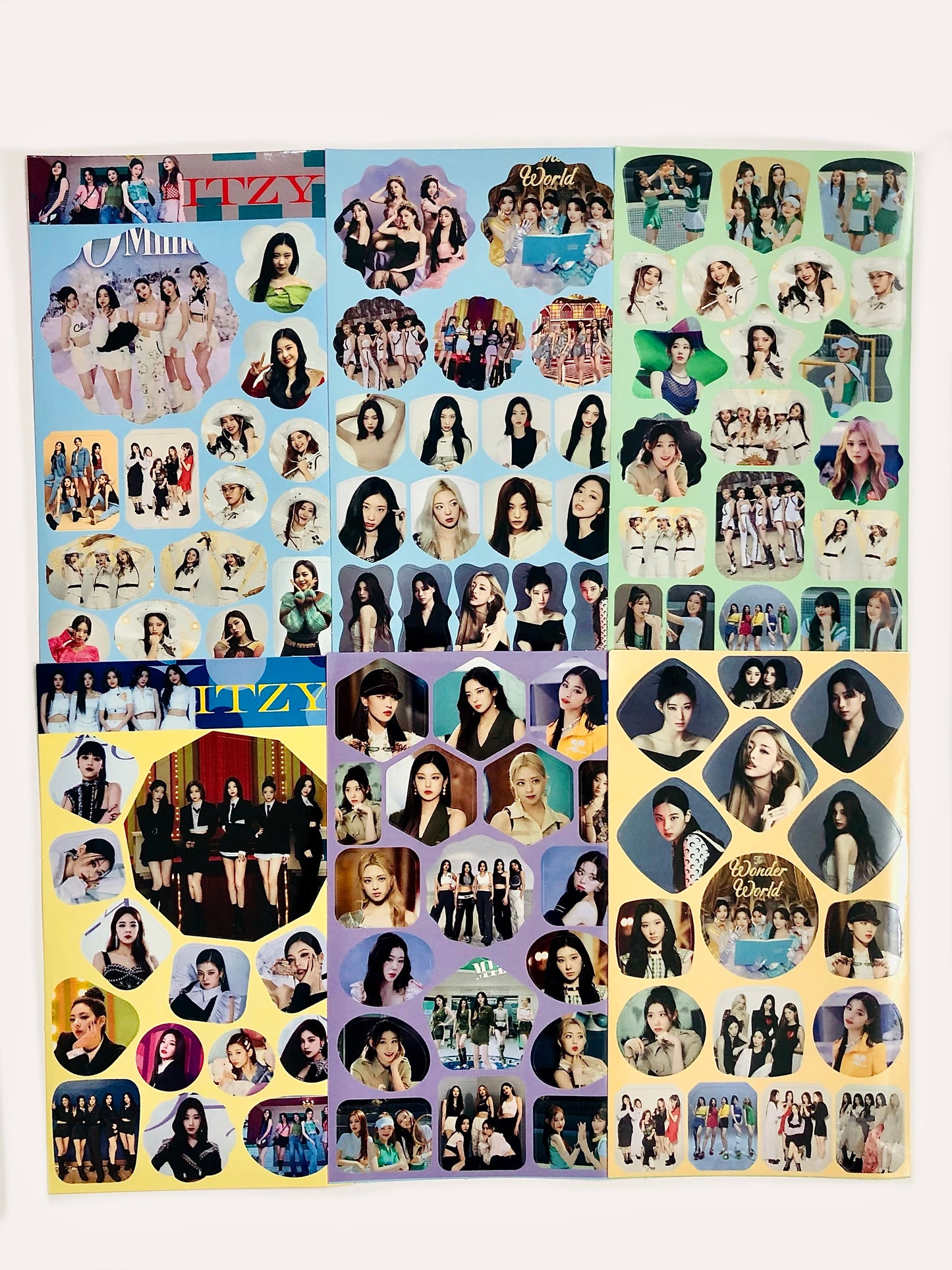 Itzy Sticker Sheets (Restickable)