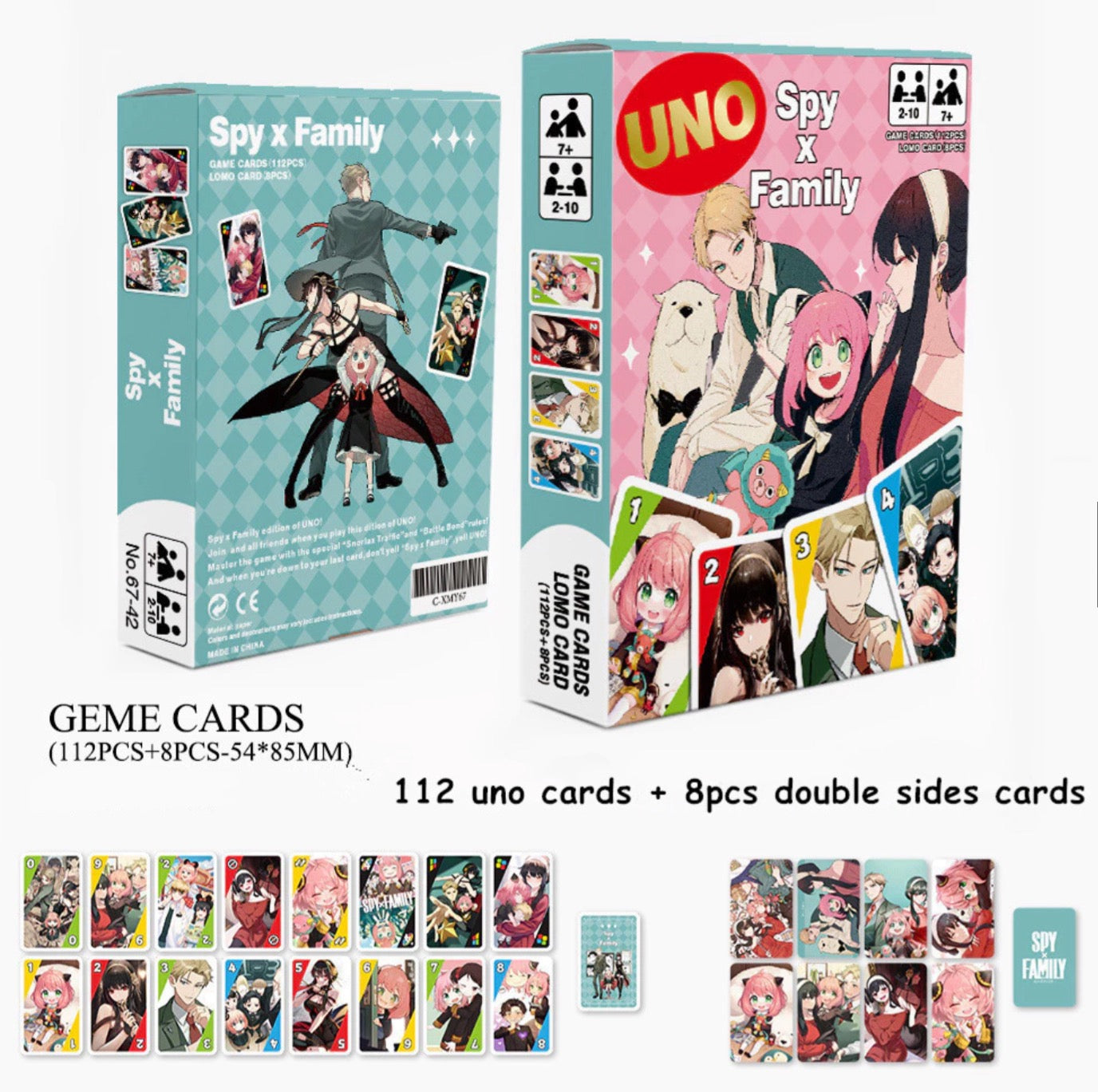 Spy x Family UNO Playcards (120 pcs)