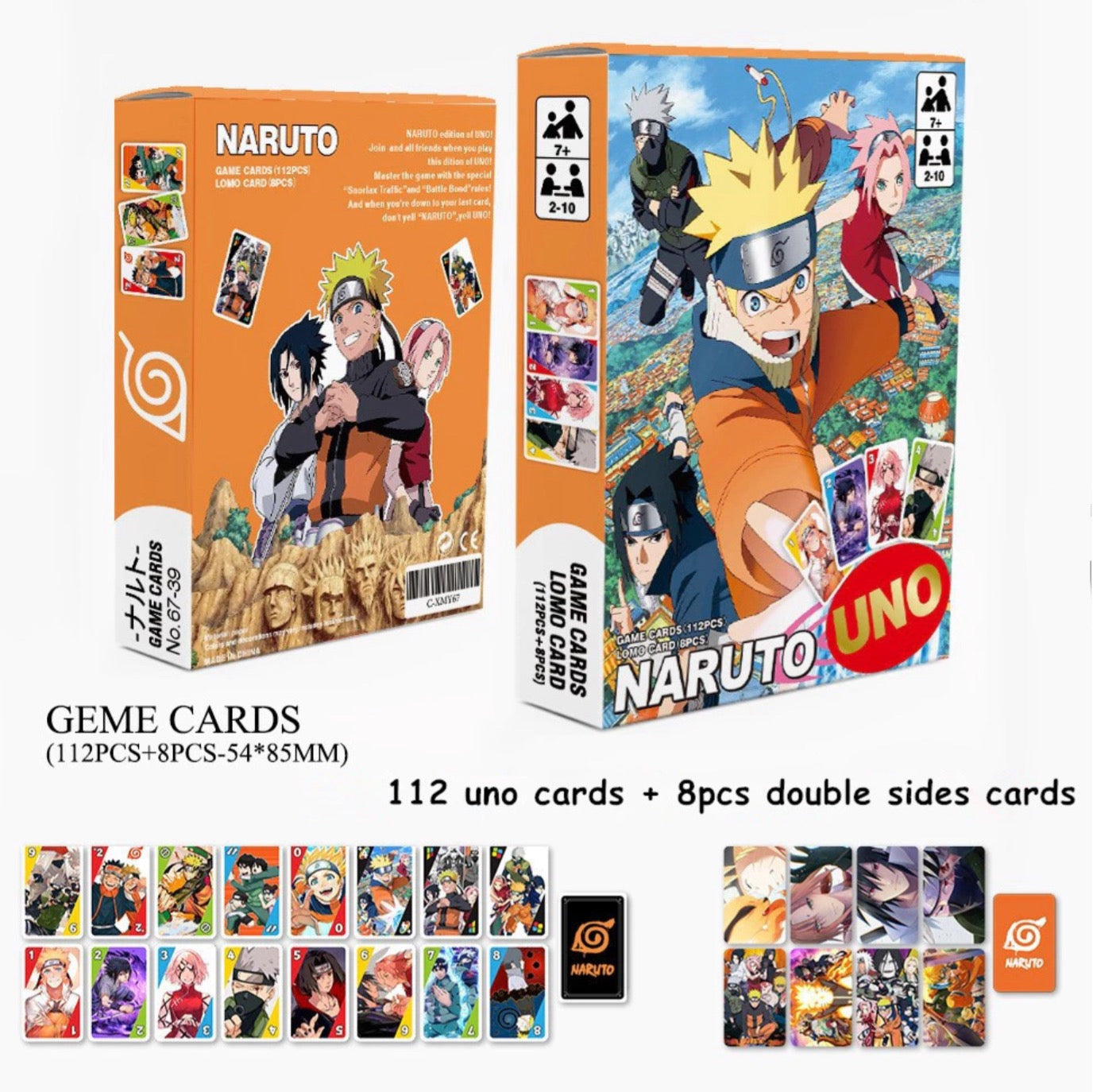 Naruto UNO Playcards (120 pcs)