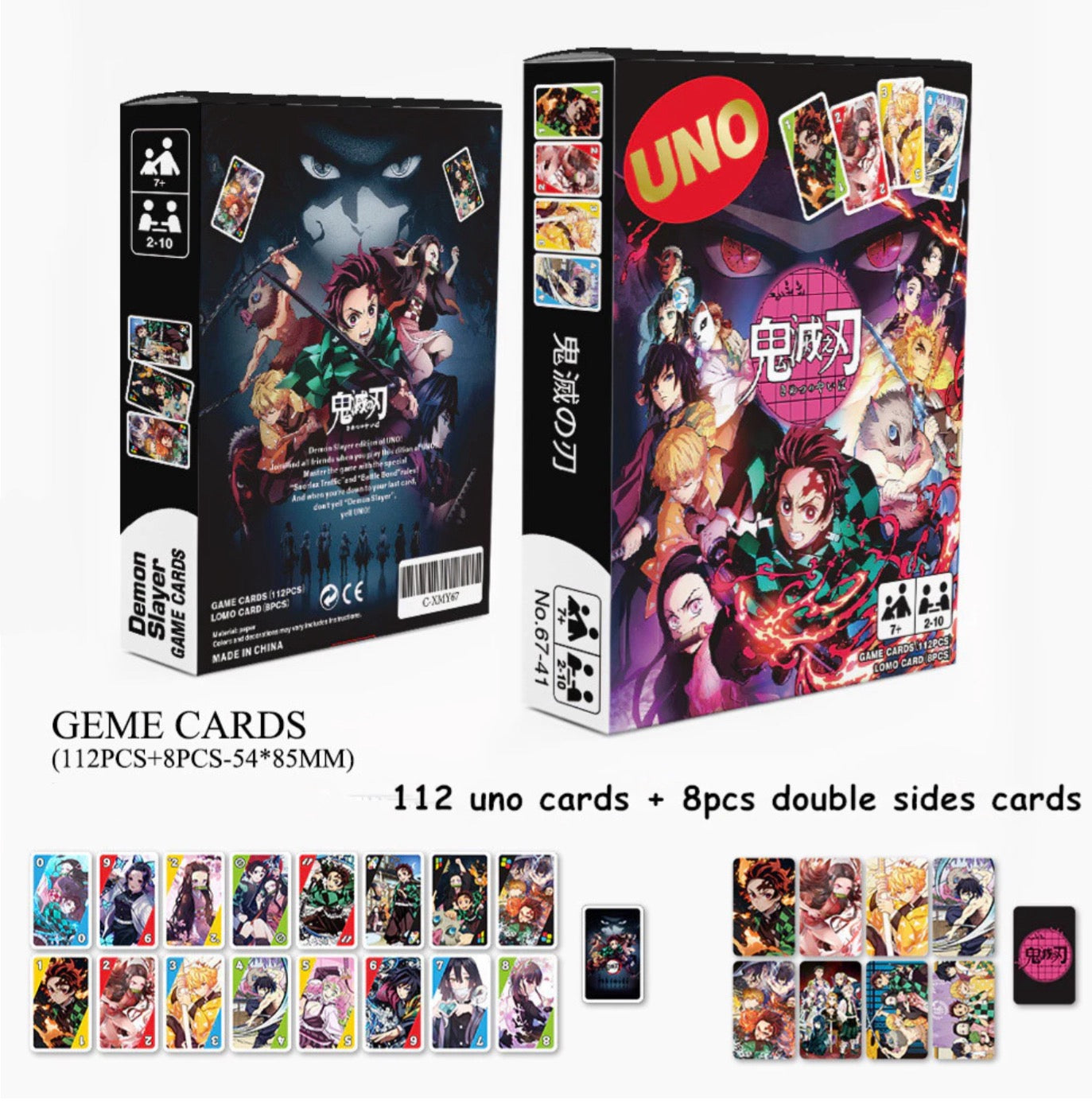 Demon Slayer UNO Playcards (120 pcs)