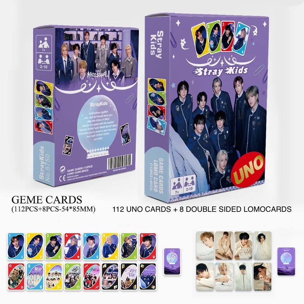 Stray Kids UNO Playcards (120 pcs)