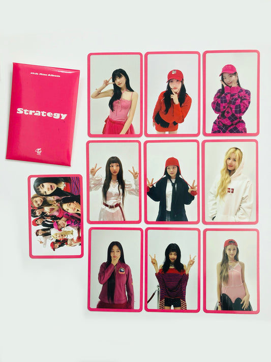 Twice Strategy Official POB Photocard Set