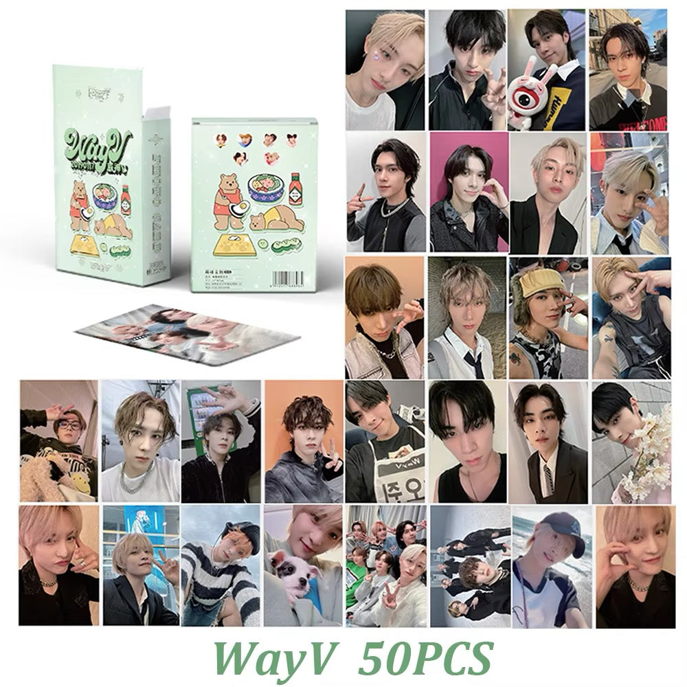 WayV Holographic double sided Photocards (55 pcs)