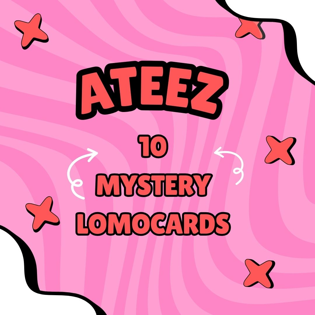 Ateez Mystery Lomocards Pack (10 pcs)