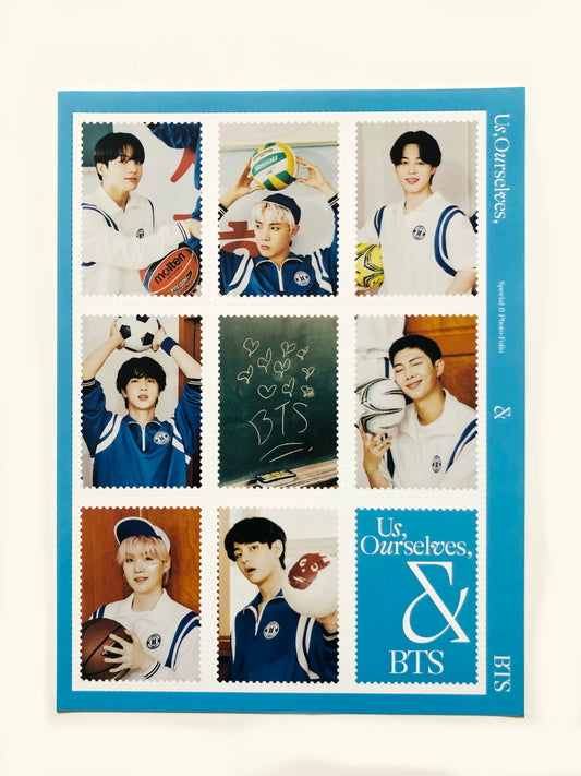 BTS Photofolio Official Postage Stamp