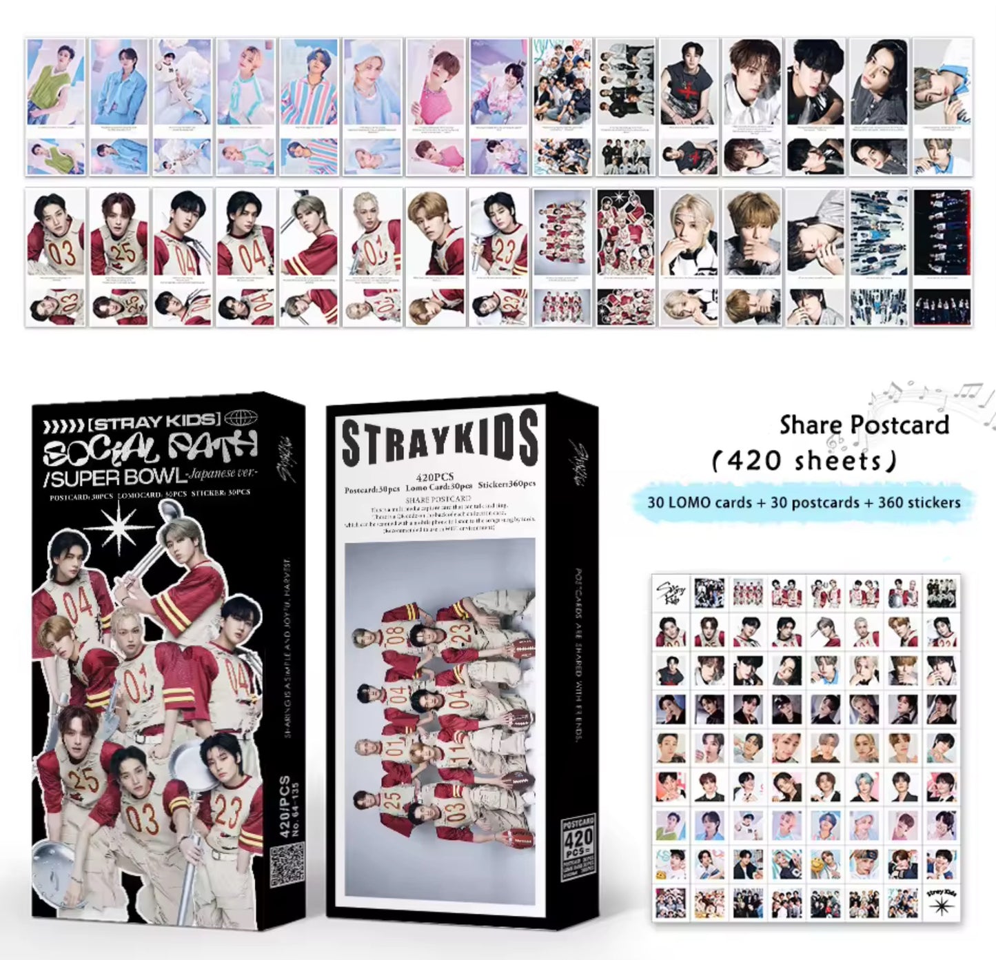 Stray Kids Super Bowl 420 PCS Pack