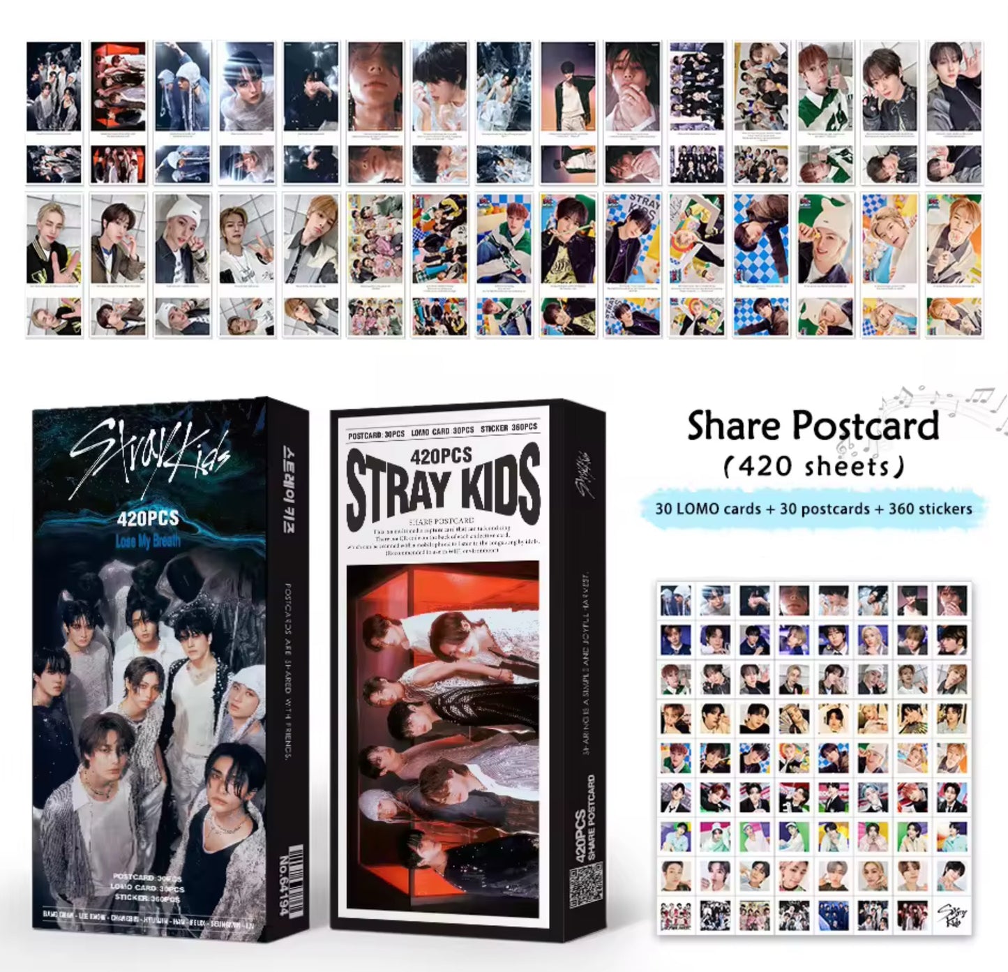 Stray Kids Lose My Breath 420 PCS Pack