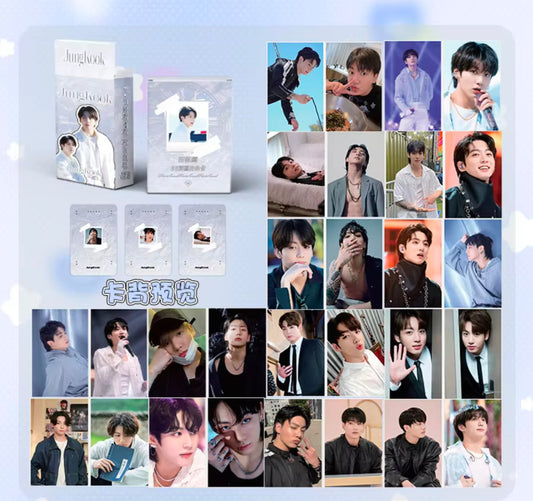 Jungkook Holographic double sided Photocards (50 pcs)