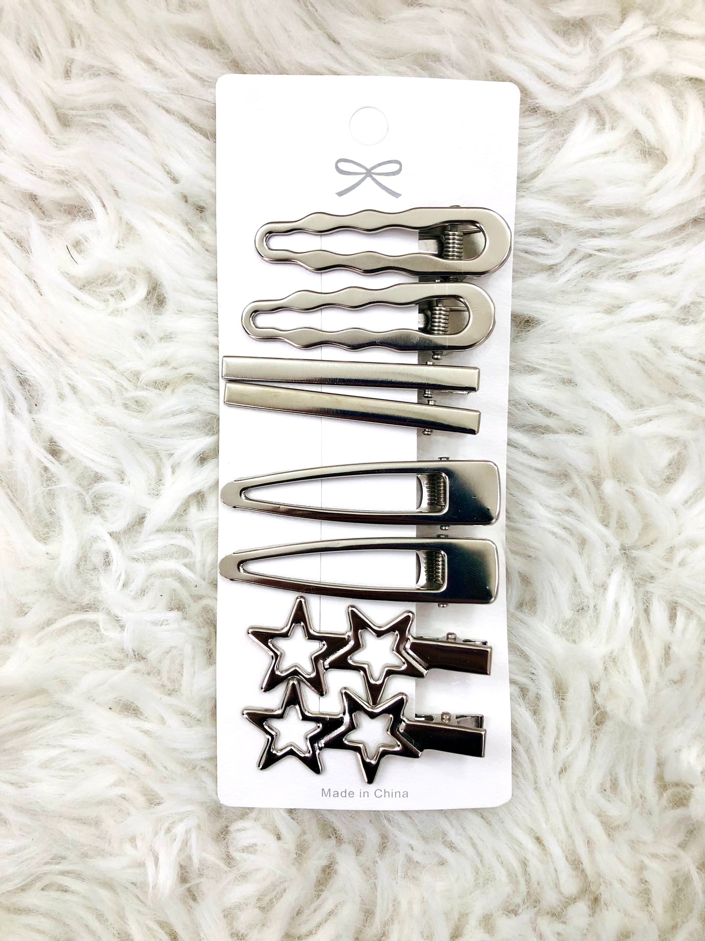 Y2K/Korean Metal Hair Clips Set