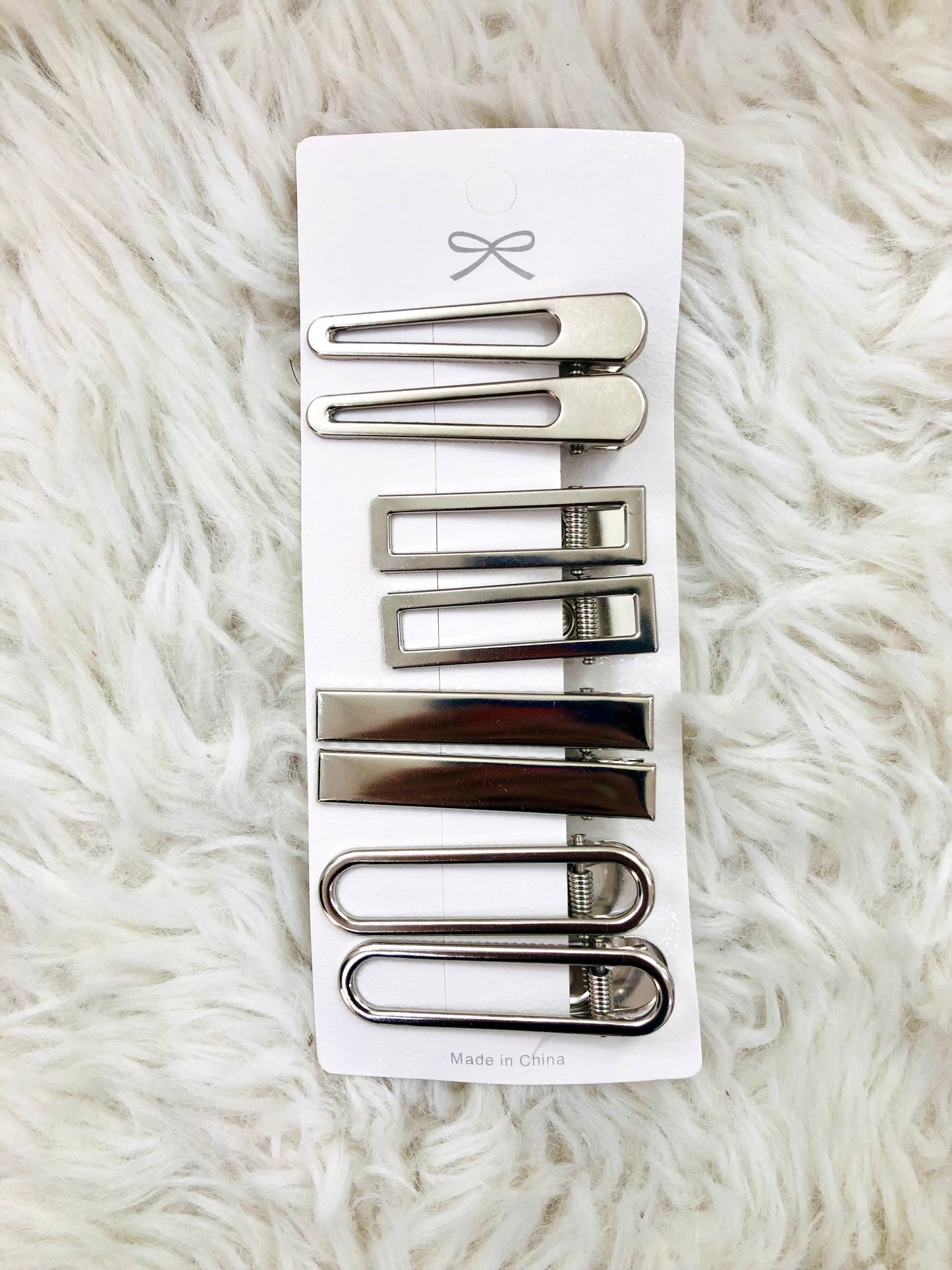 Y2K/Korean Metal Hair Clips Set