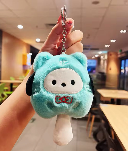 Sanrio Pochacco Plush Keychain