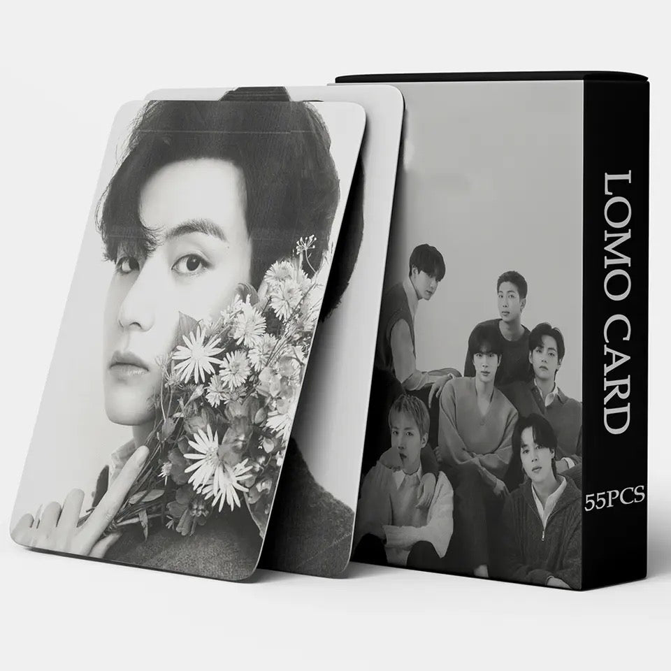 BTS Monochrome Lomocards (55 pcs)