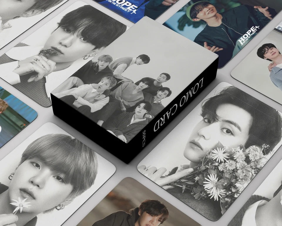 BTS Monochrome Lomocards (55 pcs)