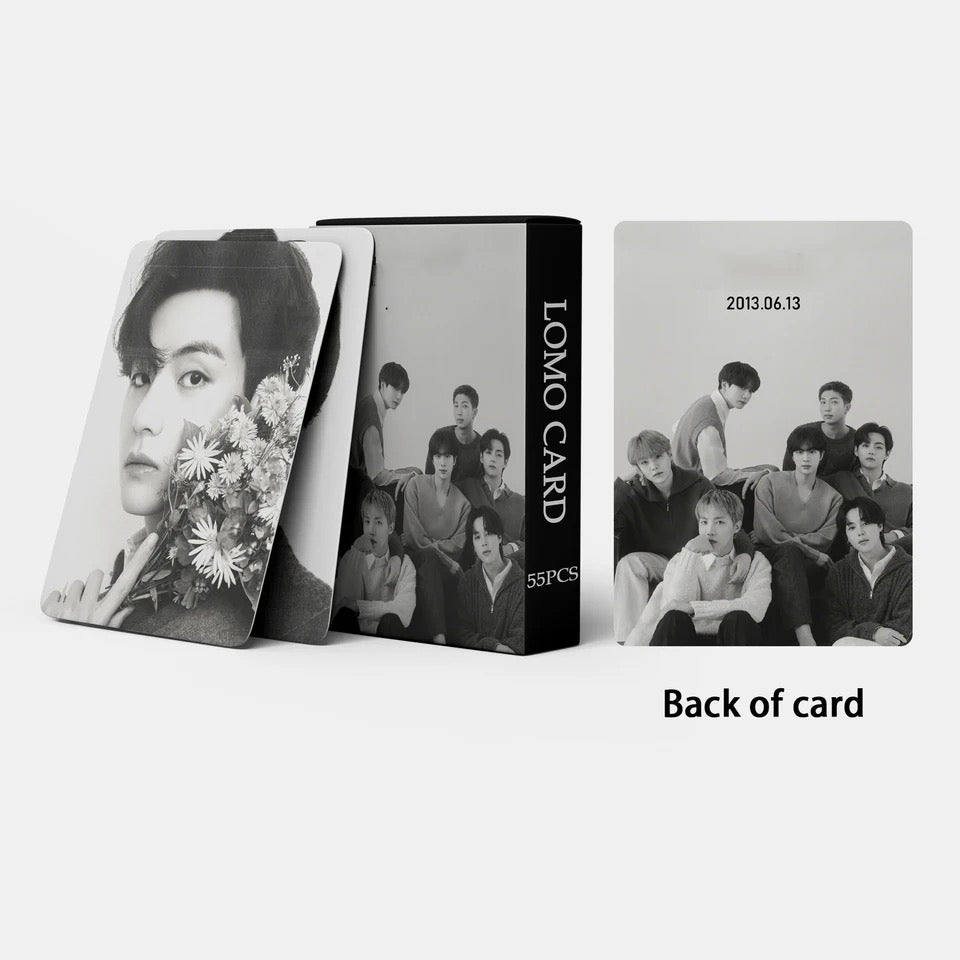 BTS Monochrome Lomocards (55 pcs)