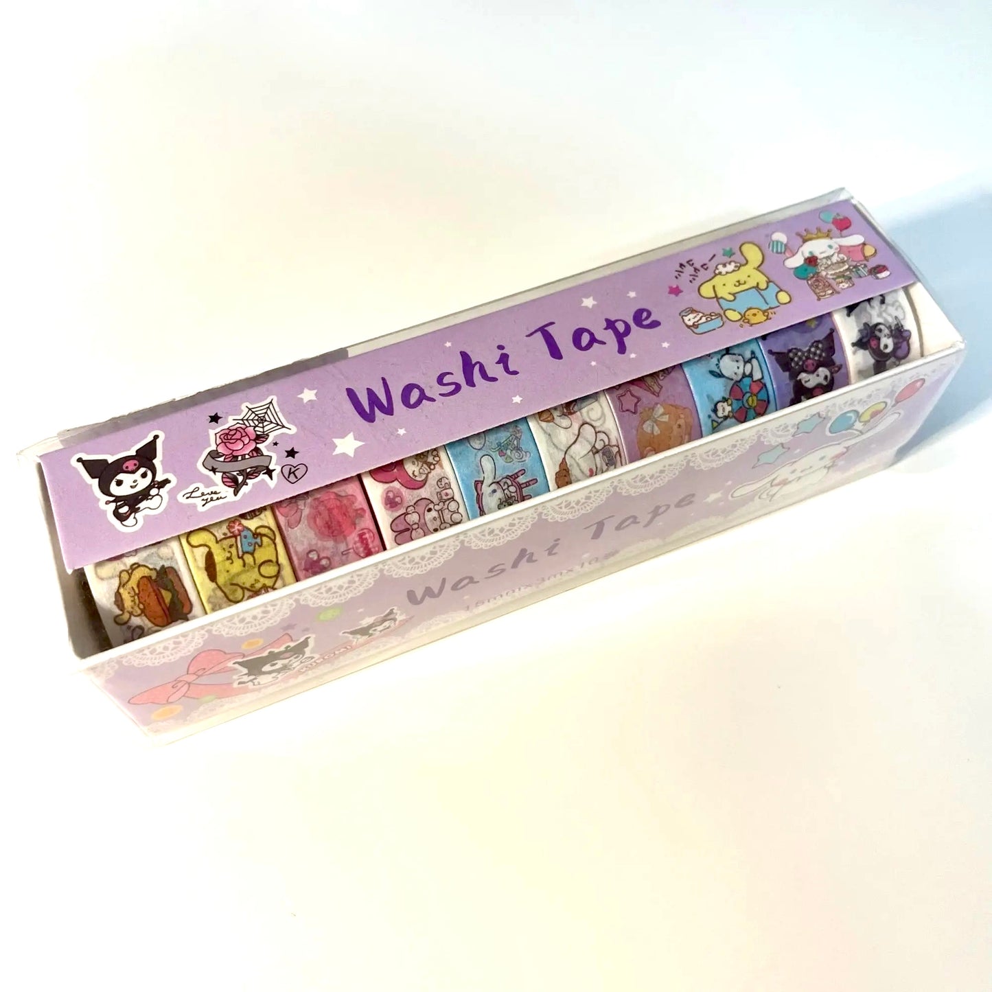 Sanrio Washi Tape Set (10 Rolls)