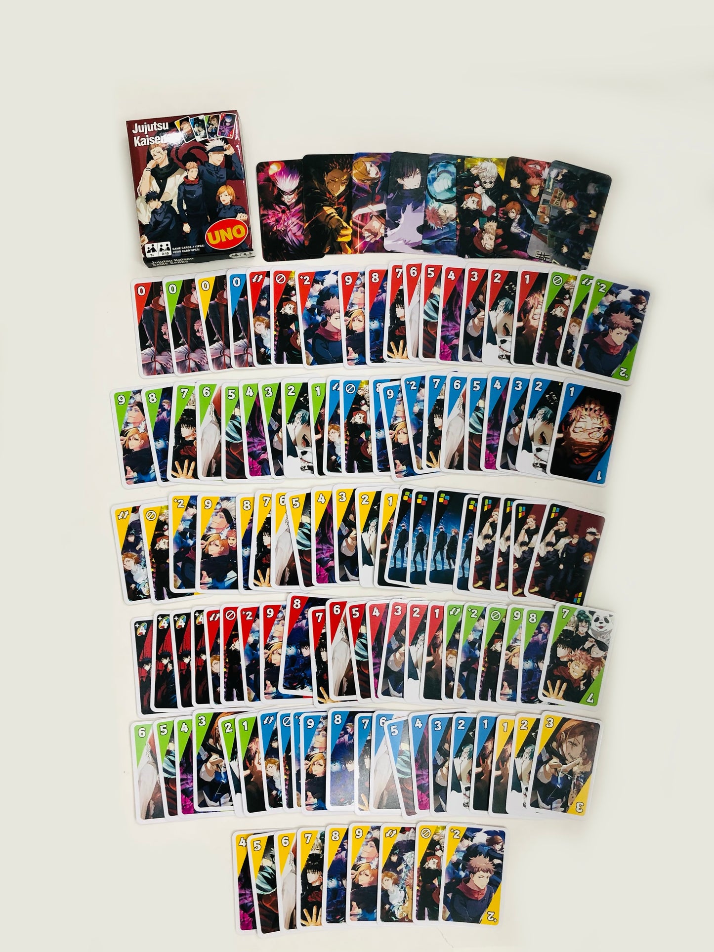 Jujutsu Kaisen UNO Playcards (120 pcs)