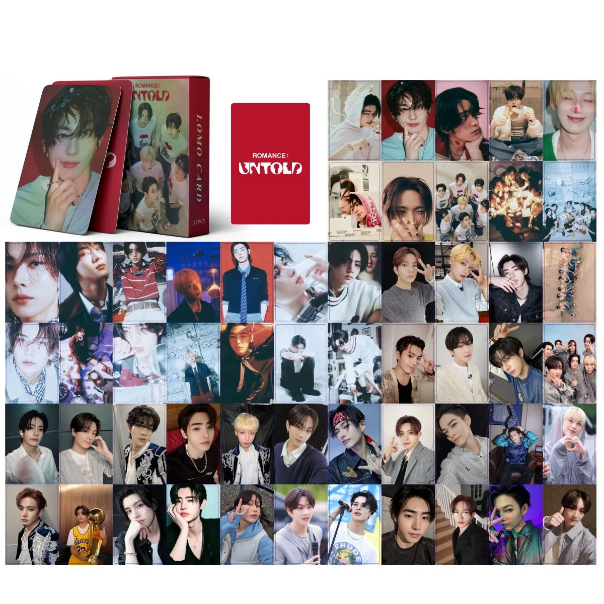 Enhypen Romance Untold Holographic Lomocards (55 pcs)