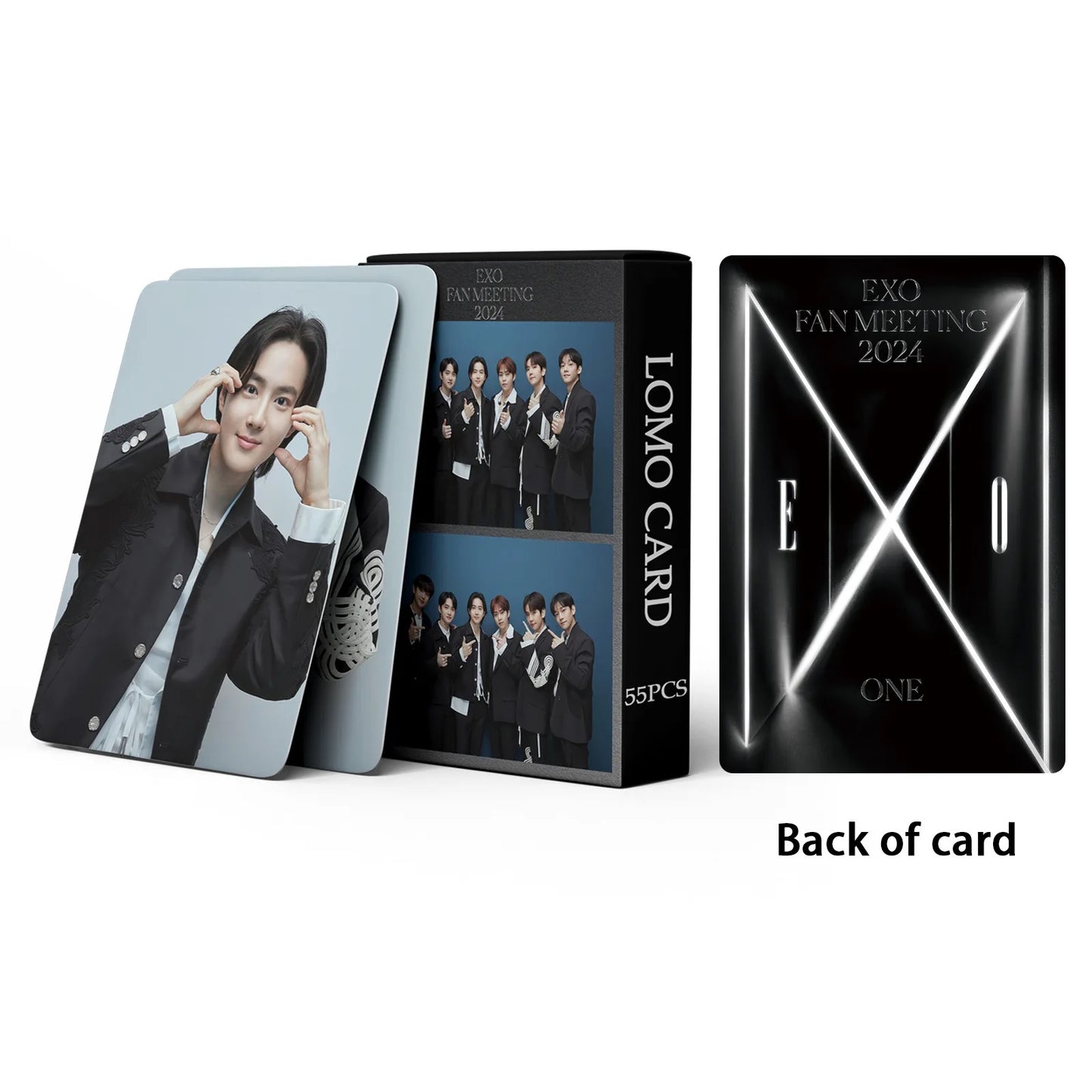 EXO fanmeeting 2024 Lomocards (55 pcs)