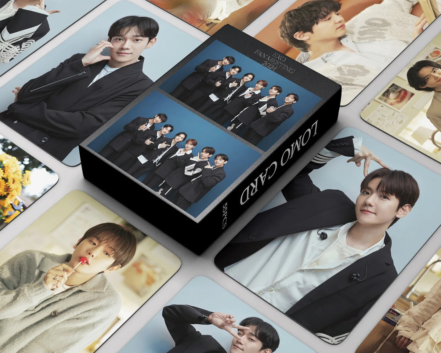 EXO fanmeeting 2024 Lomocards (55 pcs)