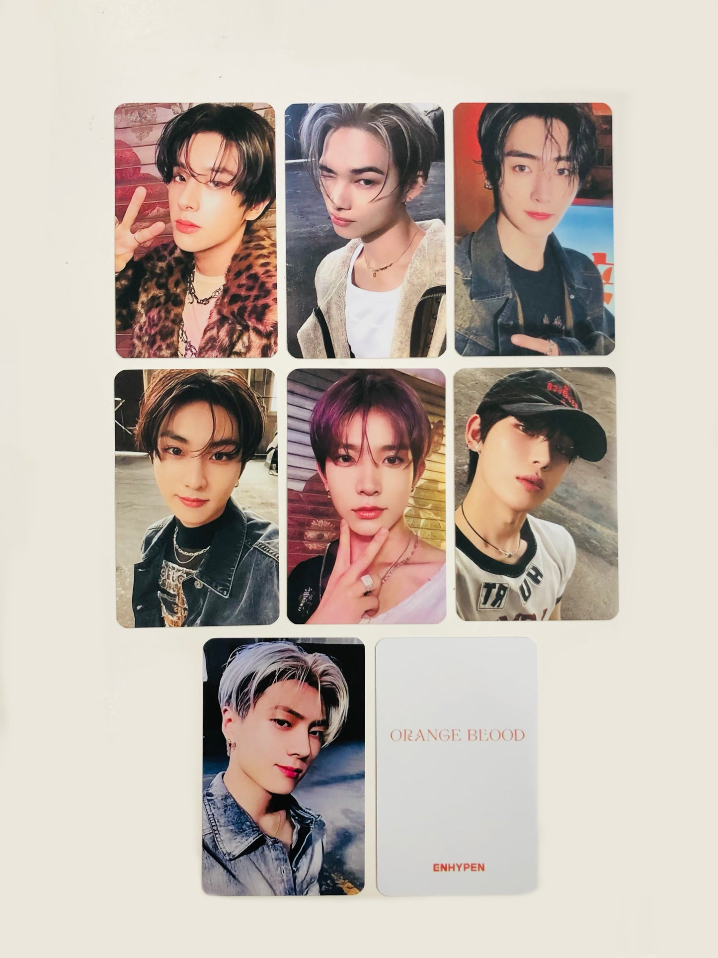 Orange Blood Double sided photocards (7 pcs)