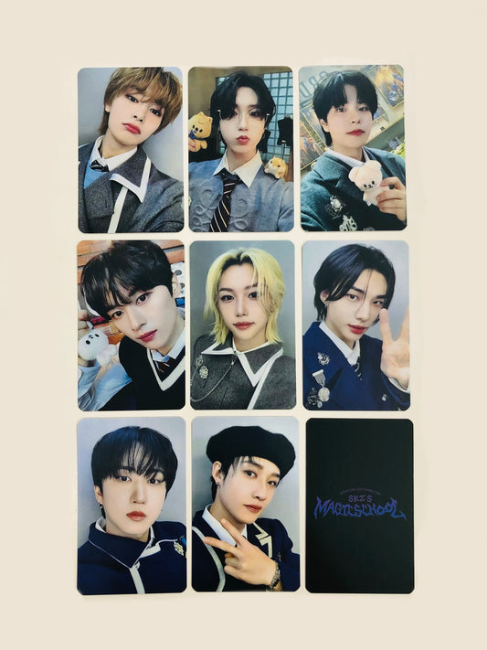 Stray Kids Magic School Double sided Matte Photocards (8 pcs)