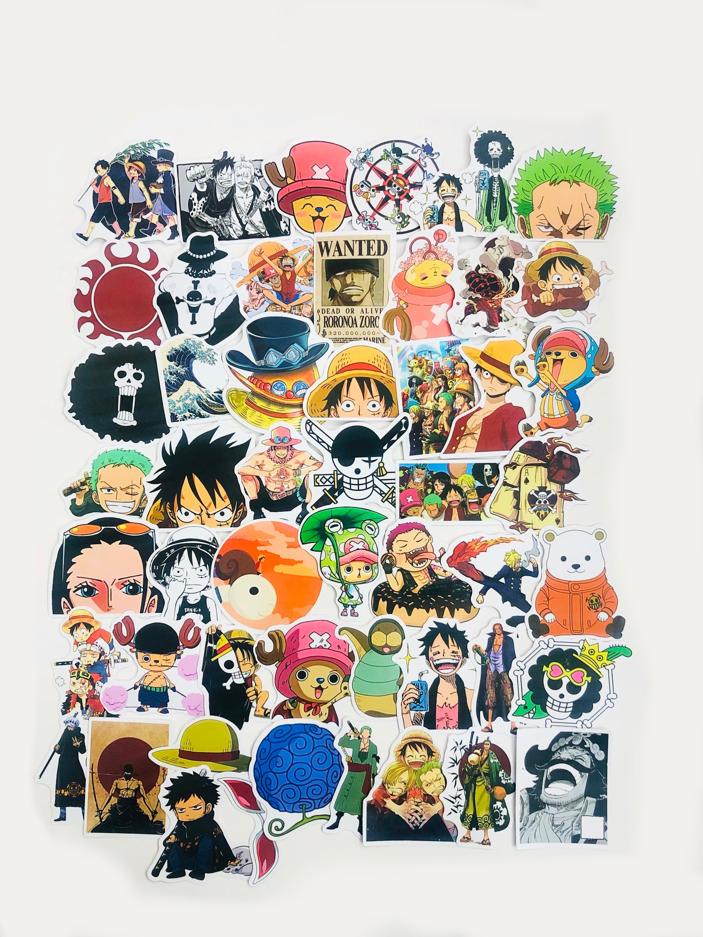 One piece Stickers (Restickable)